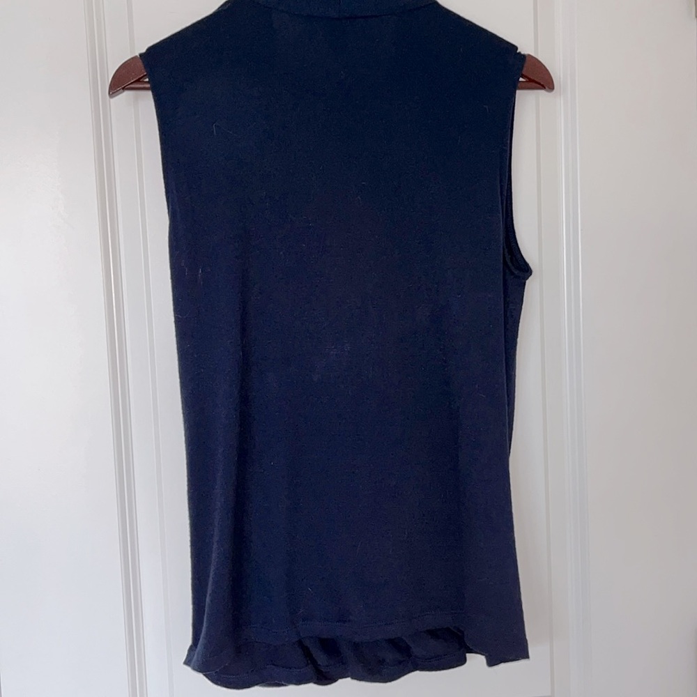 41 Hawthorn Navy Sleeveless Knit Top - Picture 5 of 7